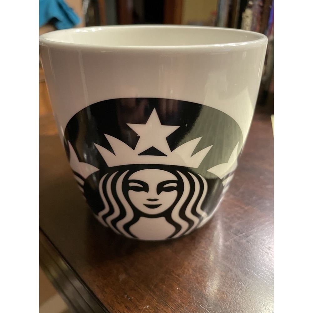 Starbucks 14 Oz Coffee Cug Mug Black Logo